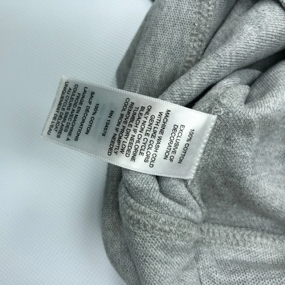 Vineyard Vines Mens Broadfield 1/2 Zip Pullover Grey Heather Cotton Large NEW